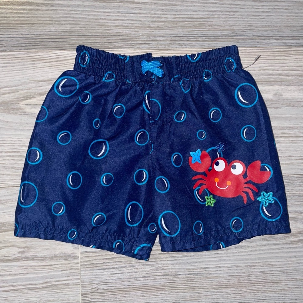 Healthtex Baby Boys Swim Trunks Size 3–6 Months Mesh Liner